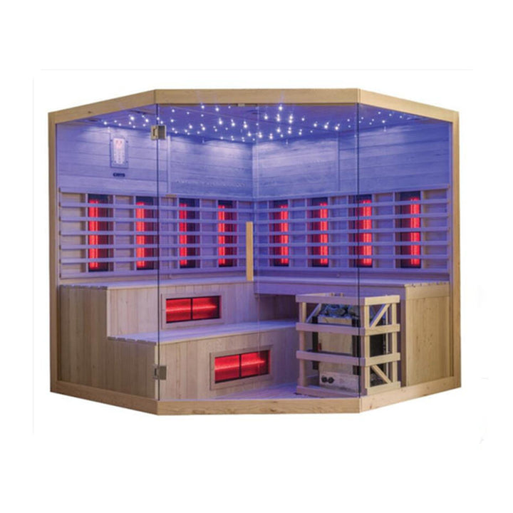 Warmheat™ Indoor Hybrid Sauna Lunaro 1