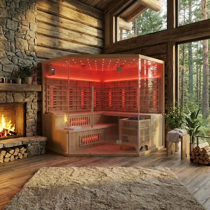 Warmheat™ Indoor Hybrid Sauna Lunaro 1