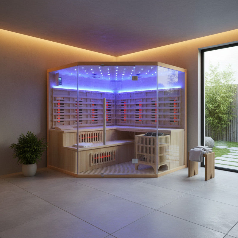 Warmheat™ Indoor Hybrid Sauna Lunaro 1